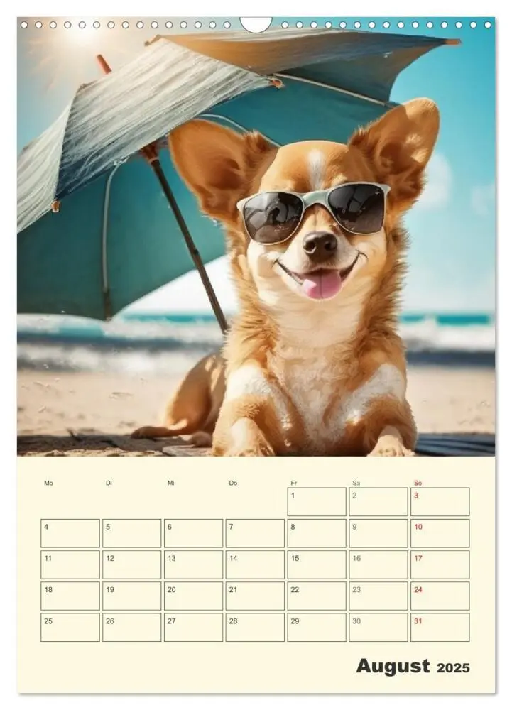 Bild: 9783435875672 | Witzige Chihuahuas. Glückliche Temperamentbündel (Wandkalender 2025...