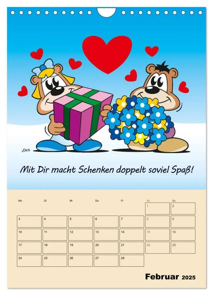 Bild: 9783435945672 | Ein Jahr mit Dir! (Wandkalender 2025 DIN A4 hoch), CALVENDO...