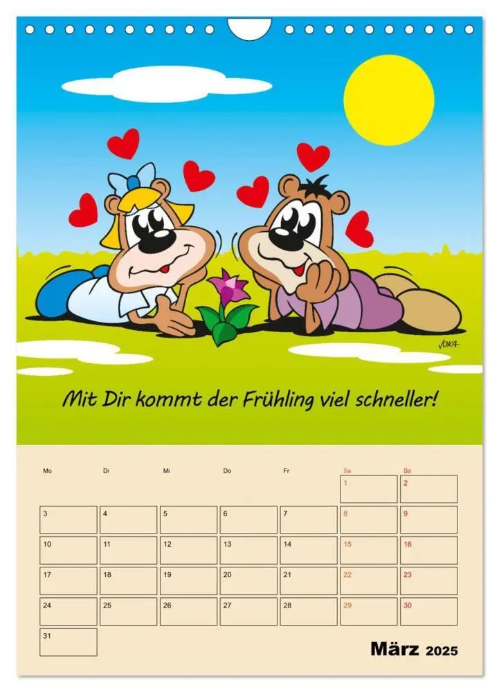 Bild: 9783435945672 | Ein Jahr mit Dir! (Wandkalender 2025 DIN A4 hoch), CALVENDO...