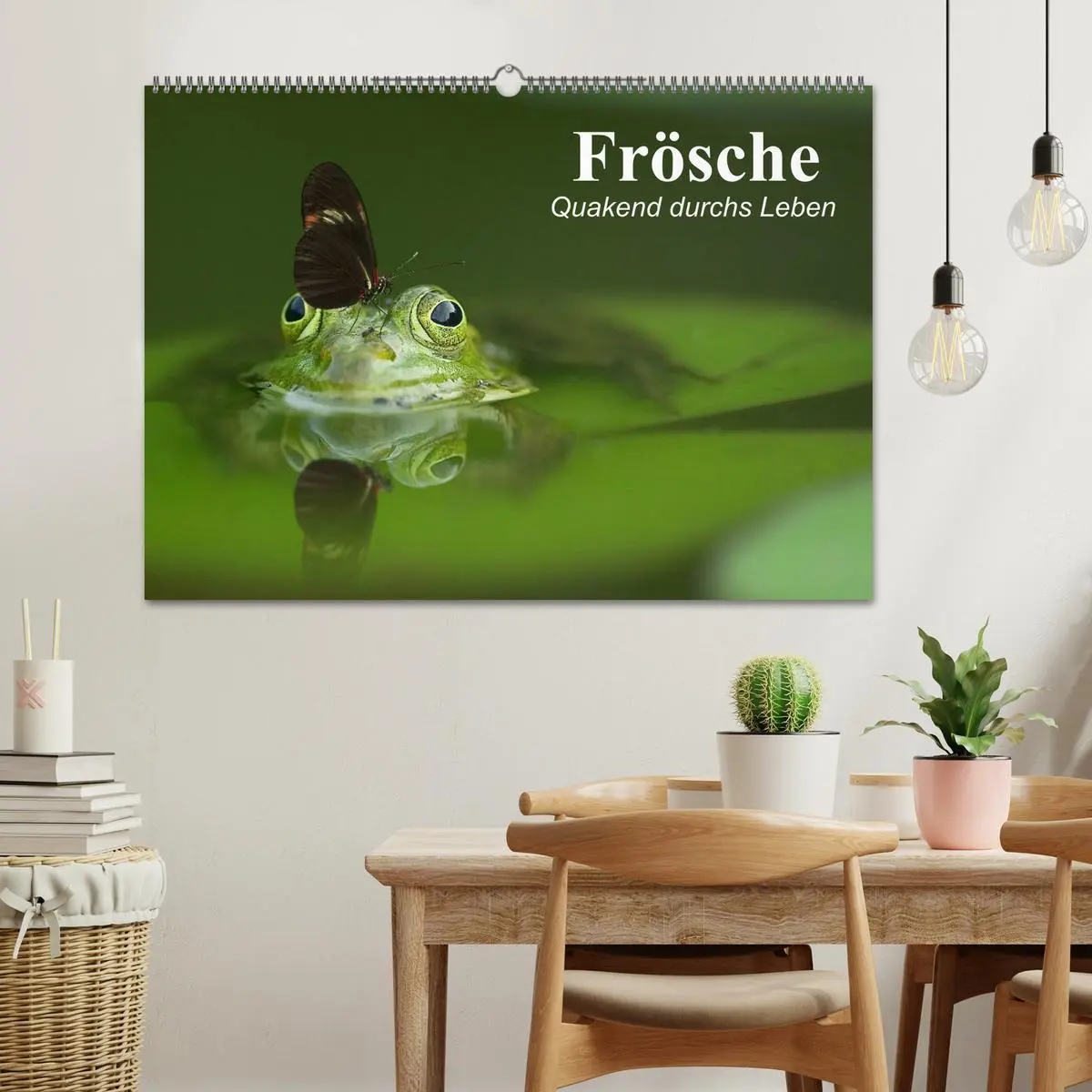 Bild: 9783516055672 | Frösche. Quakend durchs Leben (Wandkalender 2026 DIN A2 quer),...