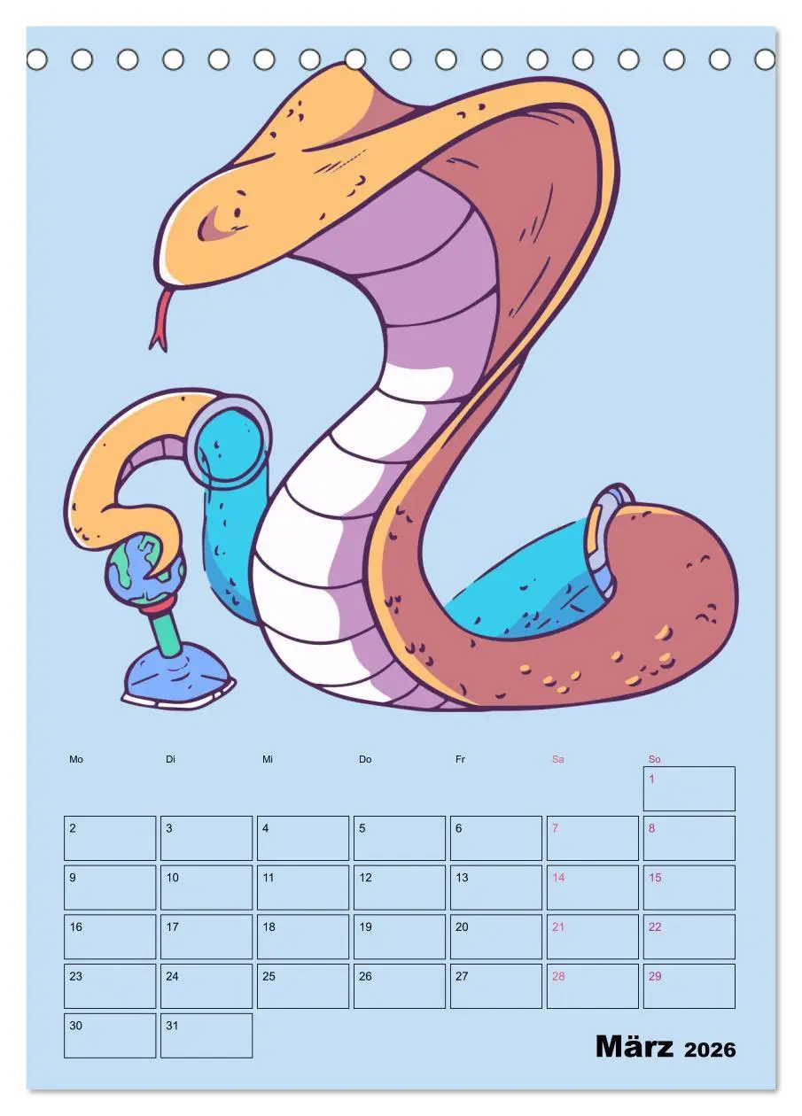 Bild: 9783516295672 | Lustige Gamer Tiere (Tischkalender 2026 DIN A5 hoch), CALVENDO...