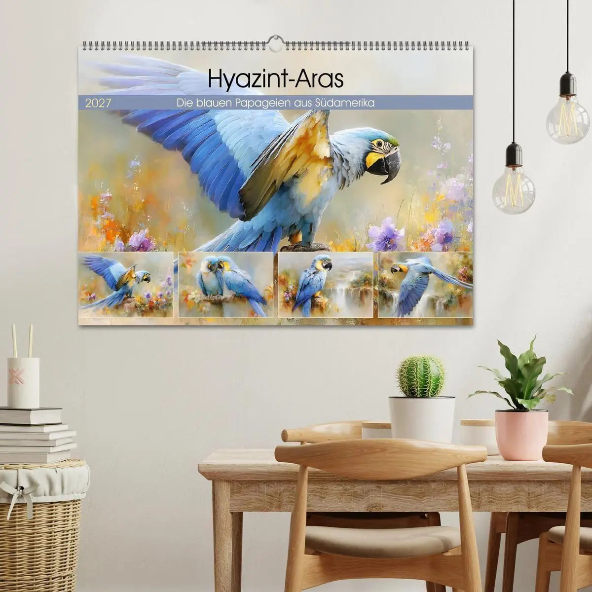 Bild: 9783516815672 | Hyazint-Aras. Die blauen Papageien aus Südamerika (Wandkalender...