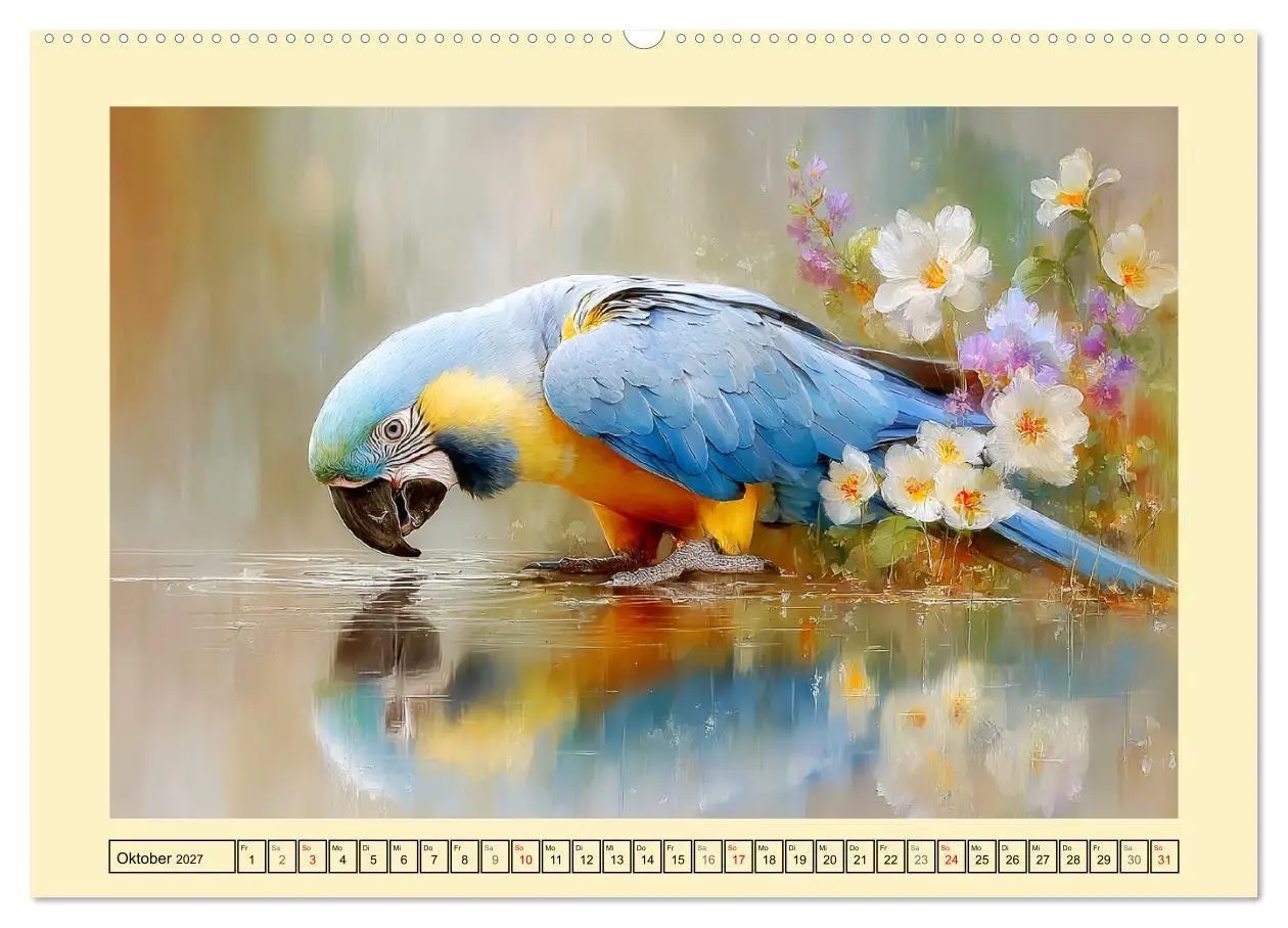 Bild: 9783516815672 | Hyazint-Aras. Die blauen Papageien aus Südamerika (Wandkalender...