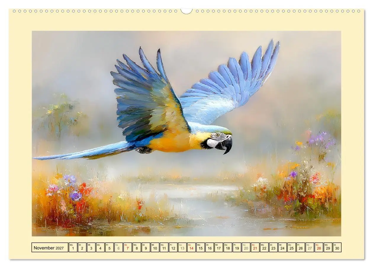 Bild: 9783516815672 | Hyazint-Aras. Die blauen Papageien aus Südamerika (Wandkalender...