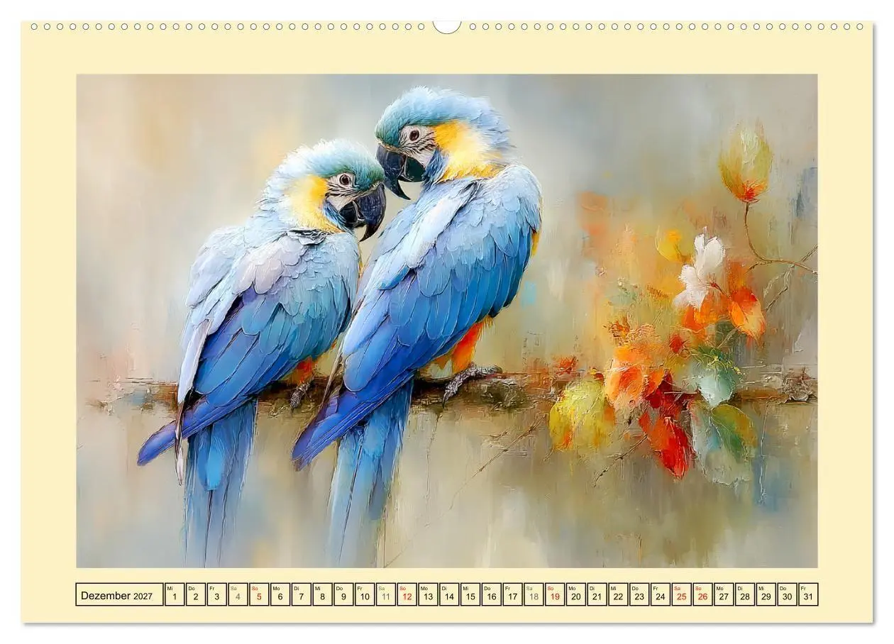 Bild: 9783516815672 | Hyazint-Aras. Die blauen Papageien aus Südamerika (Wandkalender...