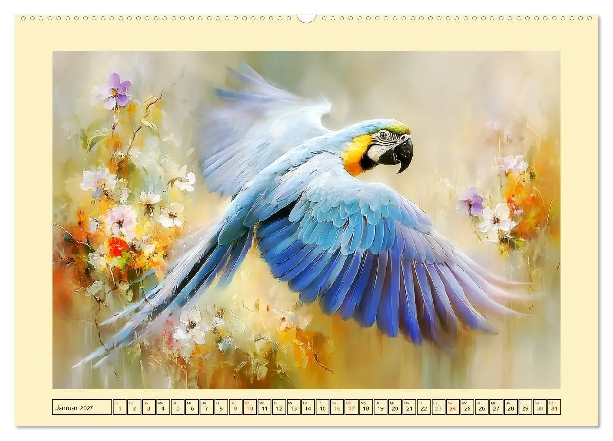 Bild: 9783516815672 | Hyazint-Aras. Die blauen Papageien aus Südamerika (Wandkalender...