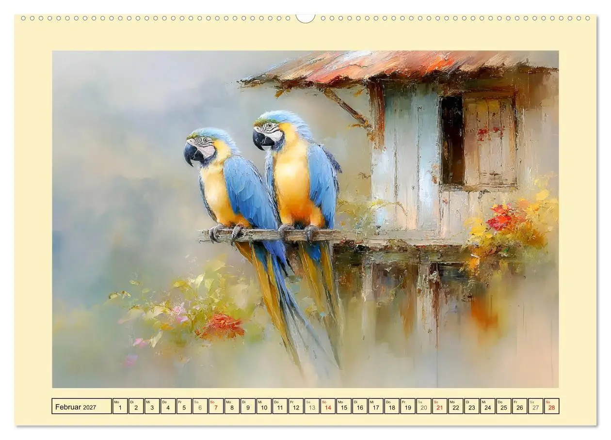 Bild: 9783516815672 | Hyazint-Aras. Die blauen Papageien aus Südamerika (Wandkalender...