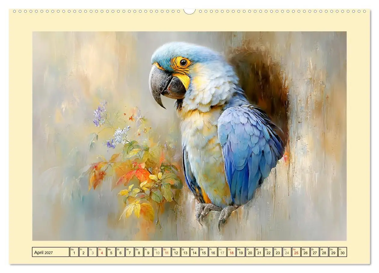 Bild: 9783516815672 | Hyazint-Aras. Die blauen Papageien aus Südamerika (Wandkalender...