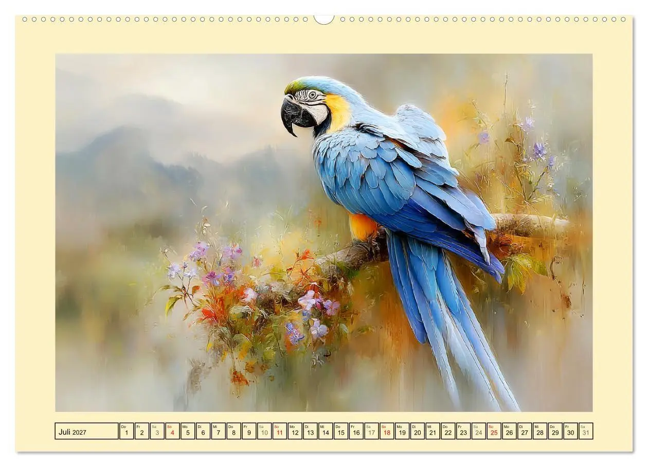 Bild: 9783516815672 | Hyazint-Aras. Die blauen Papageien aus Südamerika (Wandkalender...