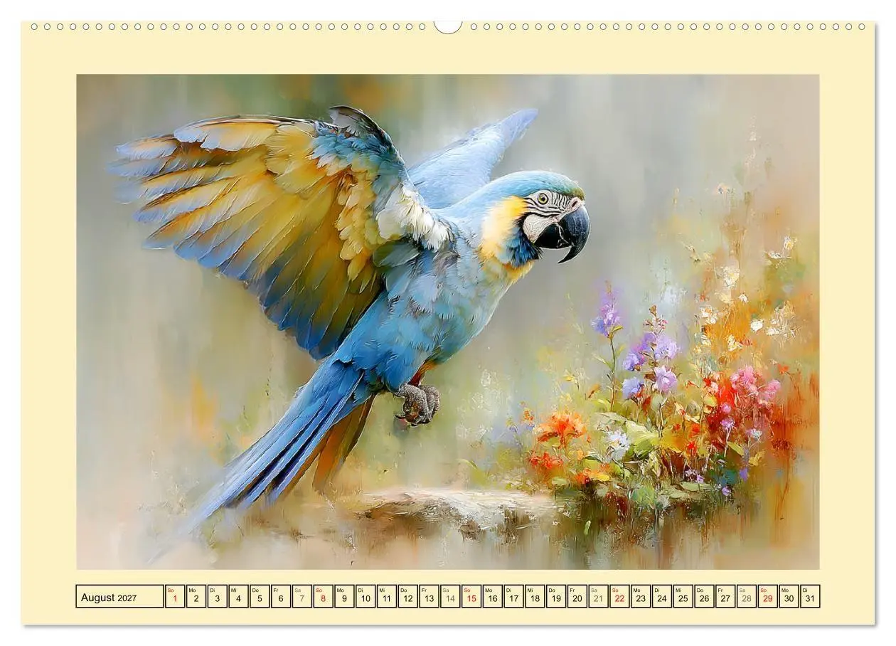 Bild: 9783516815672 | Hyazint-Aras. Die blauen Papageien aus Südamerika (Wandkalender...
