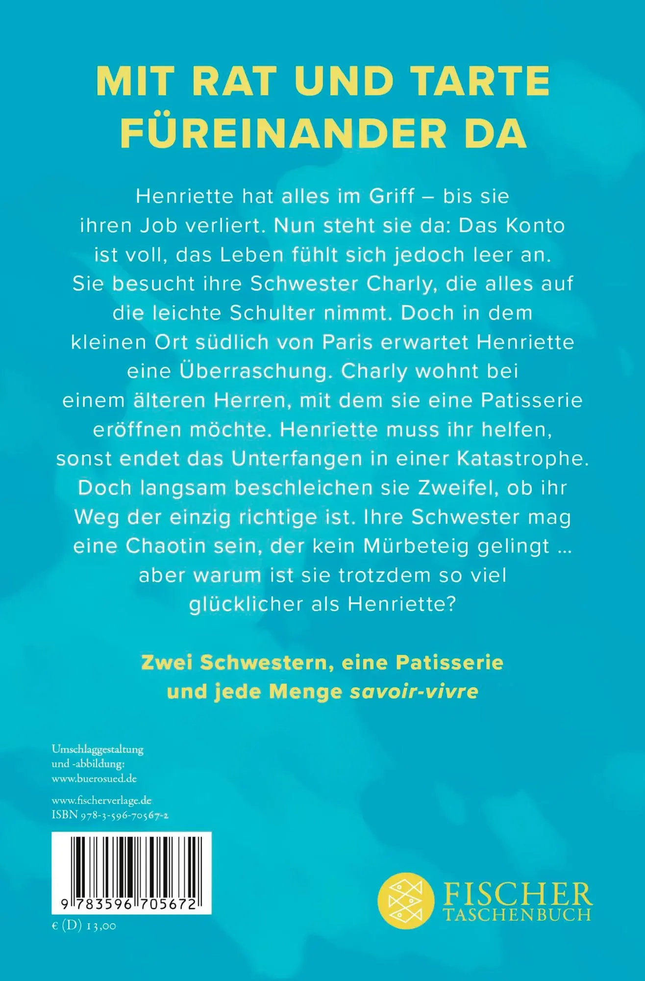 Rückseite: 9783596705672 | Jeden Tag eine gute Tarte | Lucie Beaumont | Taschenbuch | 384 S.