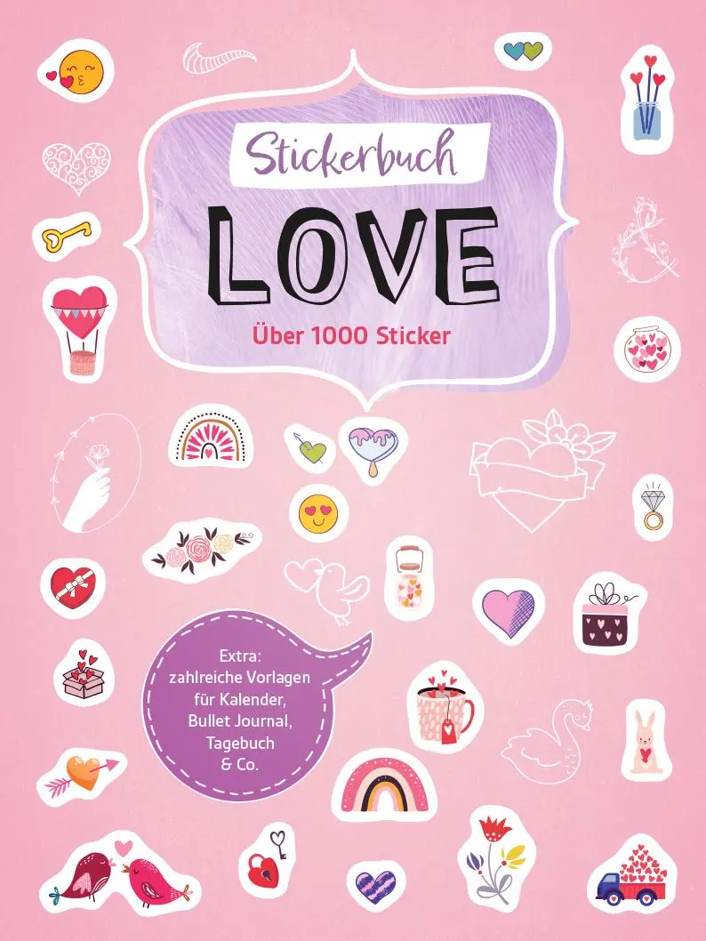 Cover: 9783625195672 | Stickerbuch Love I Über 1000 Sticker | Taschenbuch | 48 S. | Deutsch