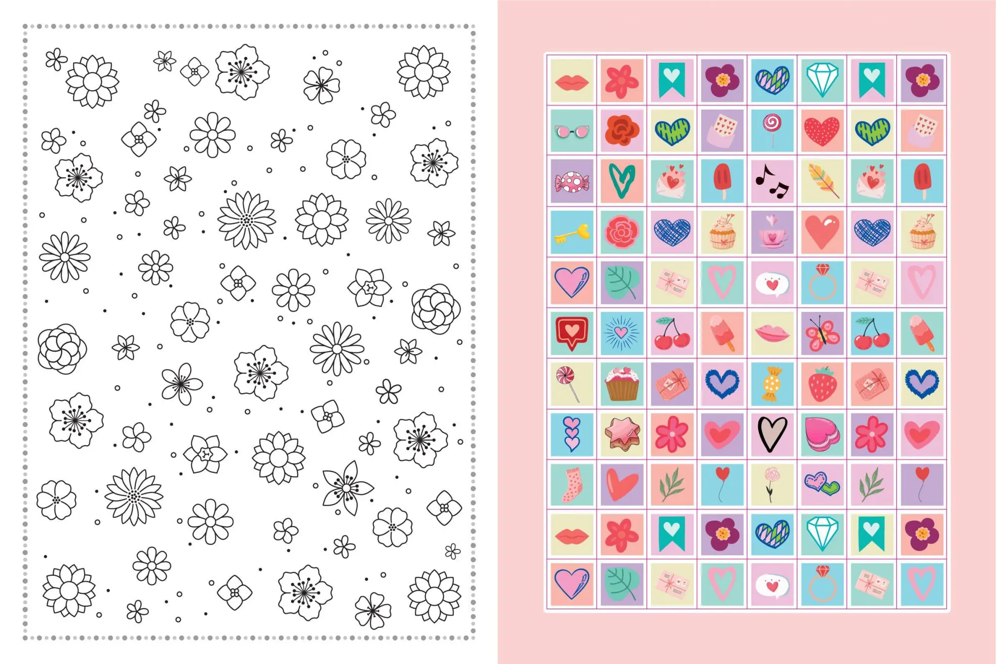 Bild: 9783625195672 | Stickerbuch Love I Über 1000 Sticker | Taschenbuch | 48 S. | Deutsch
