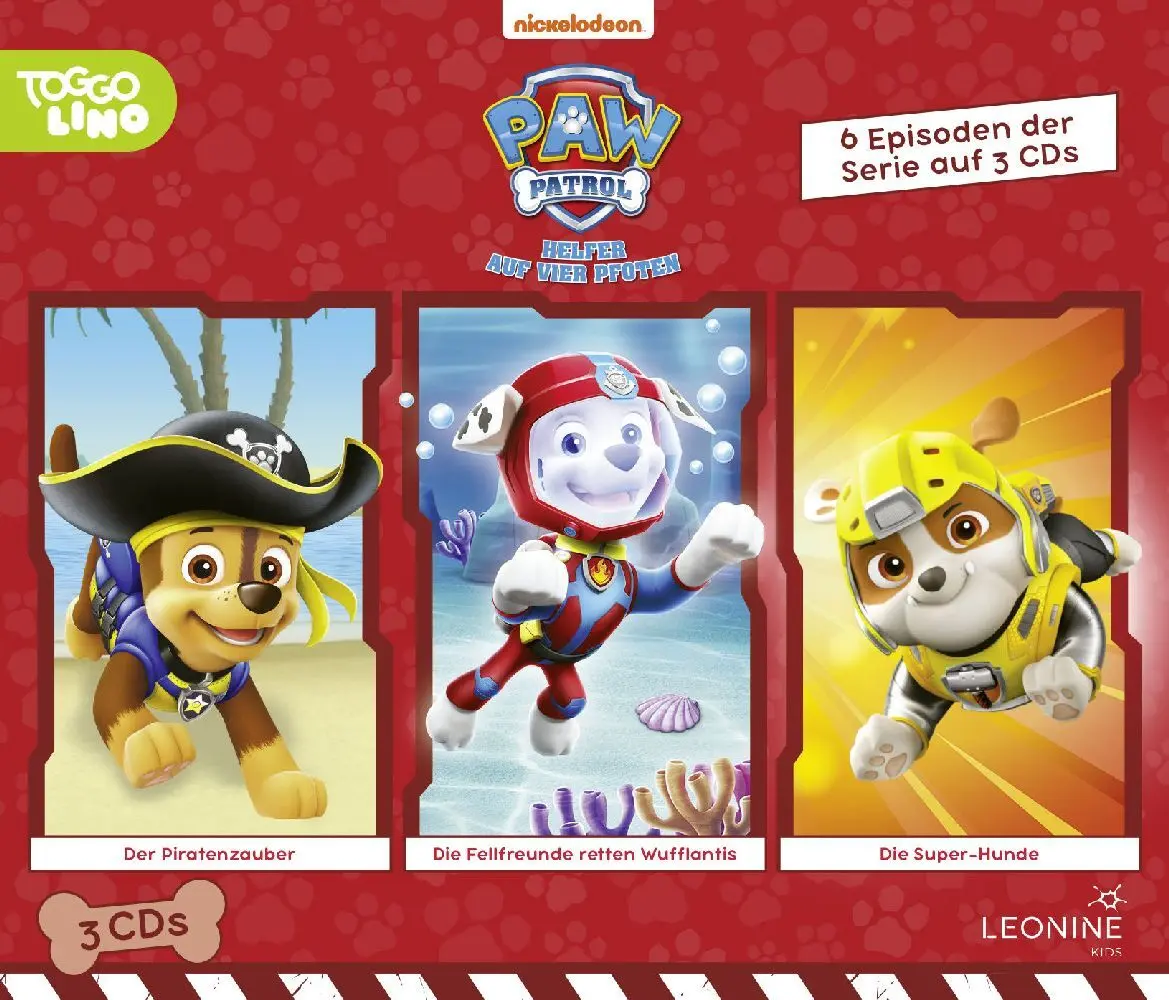 Cover: 4061229125772 | PAW Patrol Hörspielbox. Tl.9, 3 Audio-CD | Various | Audio-CD | 2024