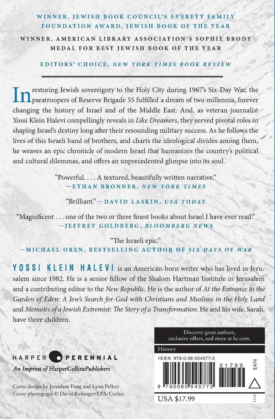 Rückseite: 9780060545772 | Like Dreamers | Yossi Klein Halevi | Taschenbuch | Englisch | 2020