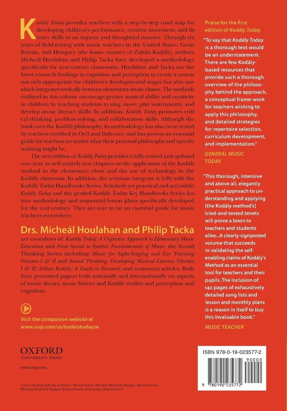 Rückseite: 9780190235772 | Kodaly Today, 2nd edition | Micheal Houlahan (u. a.) | Taschenbuch