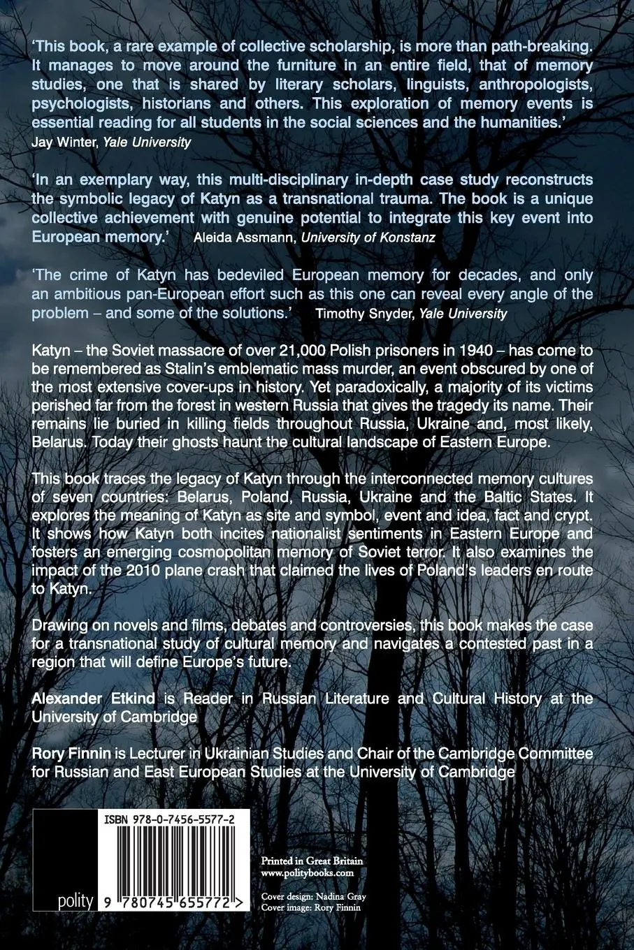 Rückseite: 9780745655772 | Remembering Katyn | Alexander Etkind (u. a.) | Taschenbuch | 200 S.