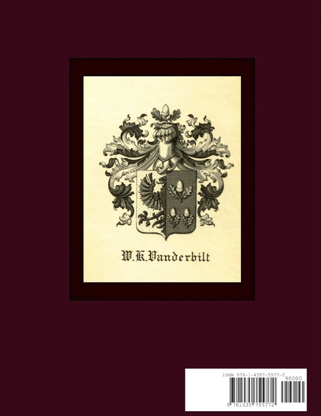 Rückseite: 9781435755772 | A Monograph of the William K Vanderbilt House | JV van Pelt | Buch