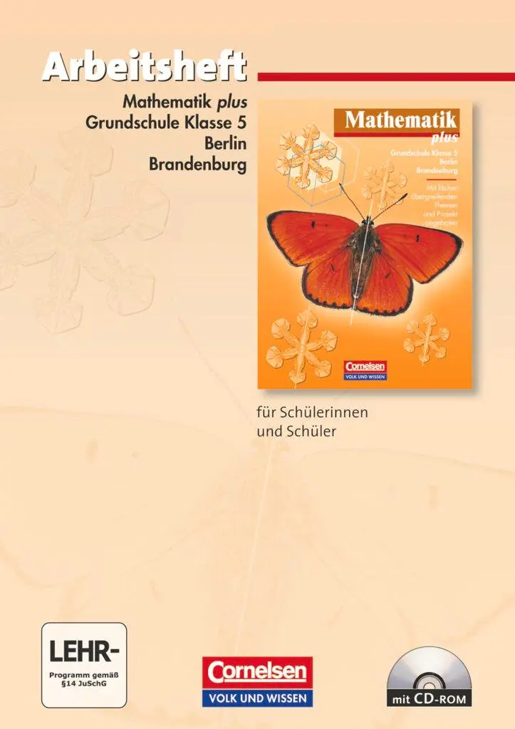 Cover: 9783060005772 | Mathematik plus. Grundschule 5. Schuljahr. Berlin und Brandenburg....