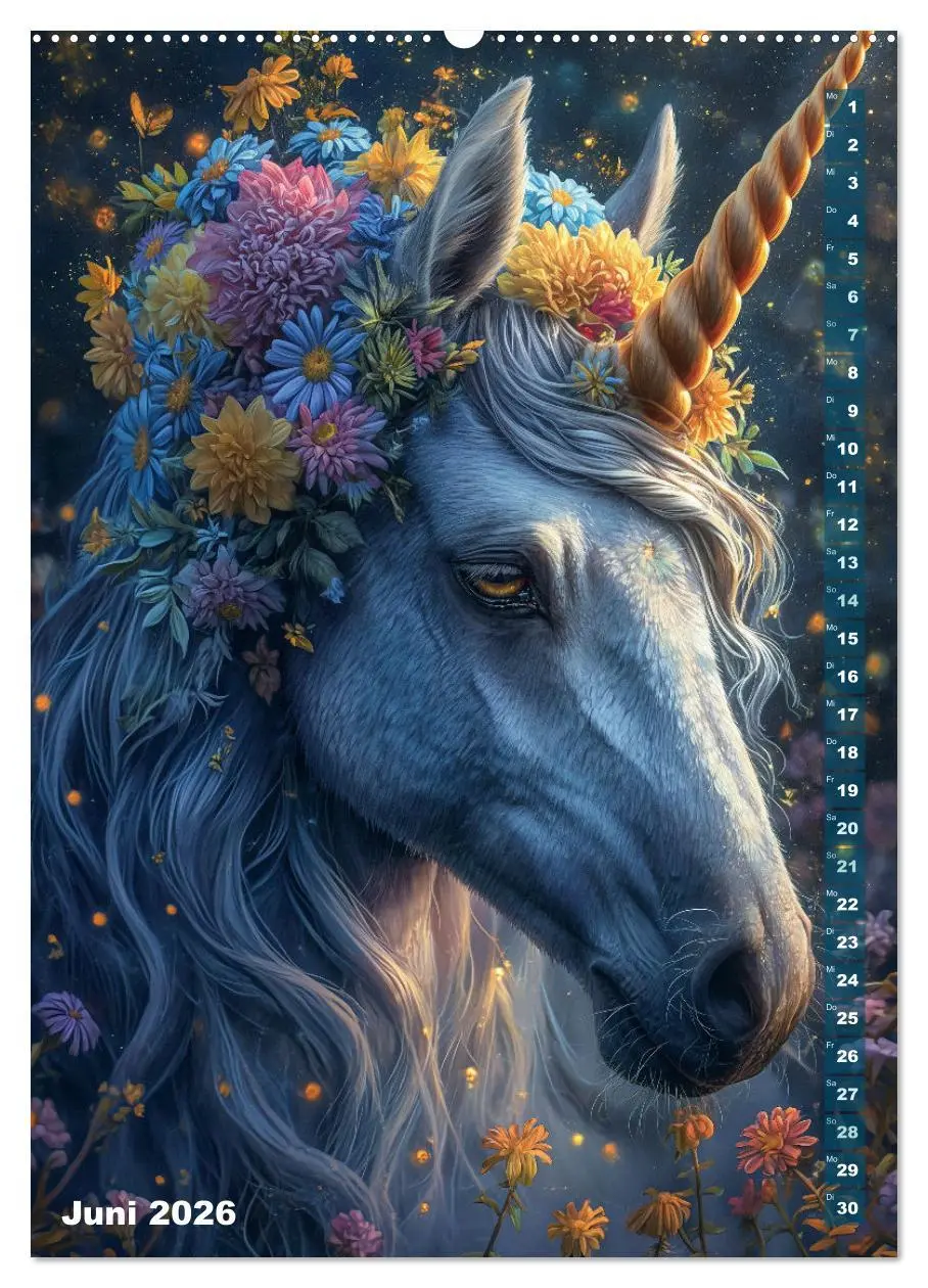 Bild: 9783516285772 | Märchenhafte Einhornreise - Ein Jahr voller Magie (hochwertiger...