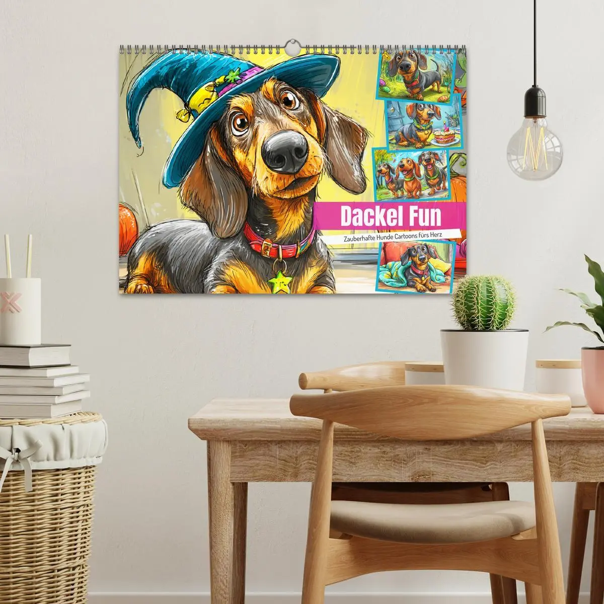 Bild: 9783516595772 | Dackel Fun. Zauberhafte Hunde Cartoons fürs Herz (Wandkalender 2026...