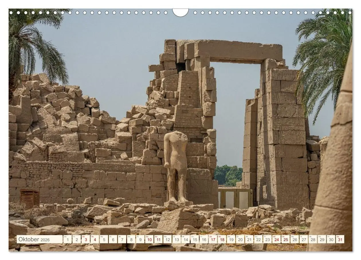 Bild: 9783516665772 | Pharaonisches Ägypten (Wandkalender 2026 DIN A3 quer), CALVENDO...