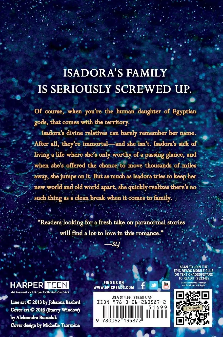 Rückseite: 9780062135872 | The Chaos of Stars | Kiersten White | Taschenbuch | Englisch | 2014