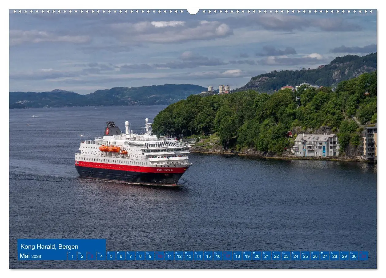 Bild: 9783457495872 | Kreuzfahrtschiffe unterwegs (hochwertiger Premium Wandkalender 2026...