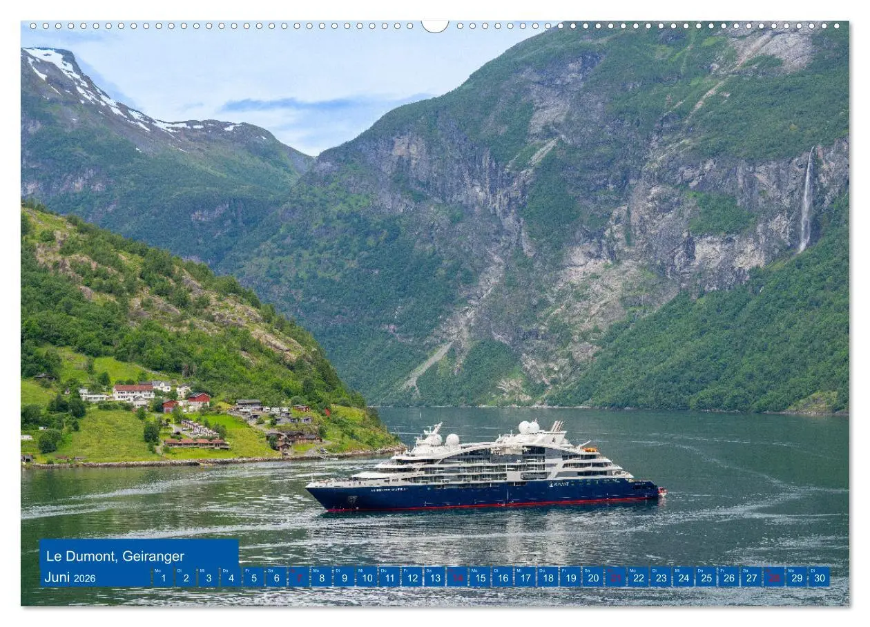 Bild: 9783457495872 | Kreuzfahrtschiffe unterwegs (hochwertiger Premium Wandkalender 2026...