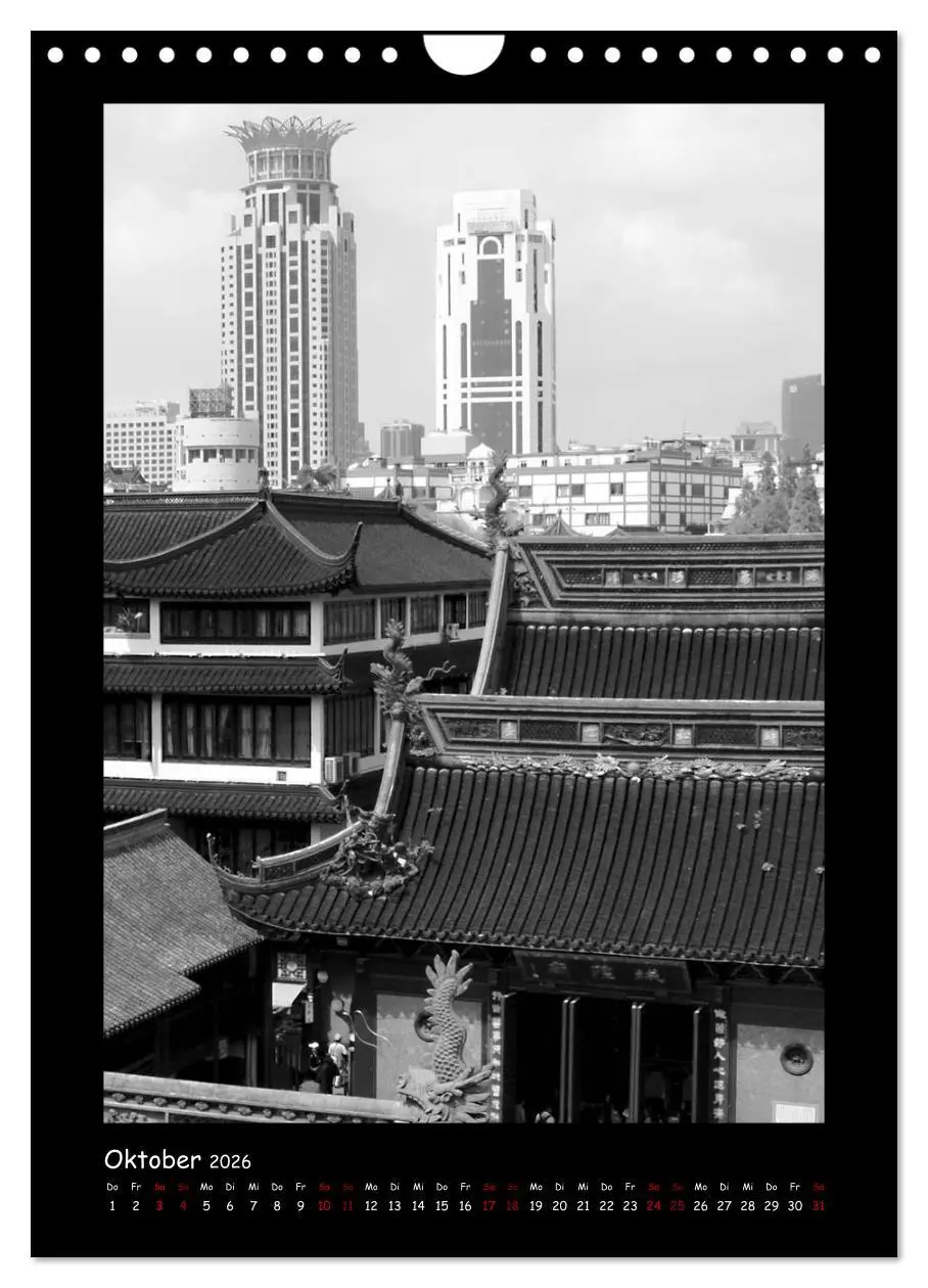 Bild: 9783516415872 | Shanghai zwischen Tradition und Business (Wandkalender 2026 DIN A4...
