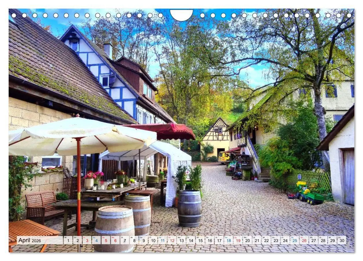 Bild: 9783516725872 | Rund um Tübingen und Schönbuch (Wandkalender 2026 DIN A4 quer),...