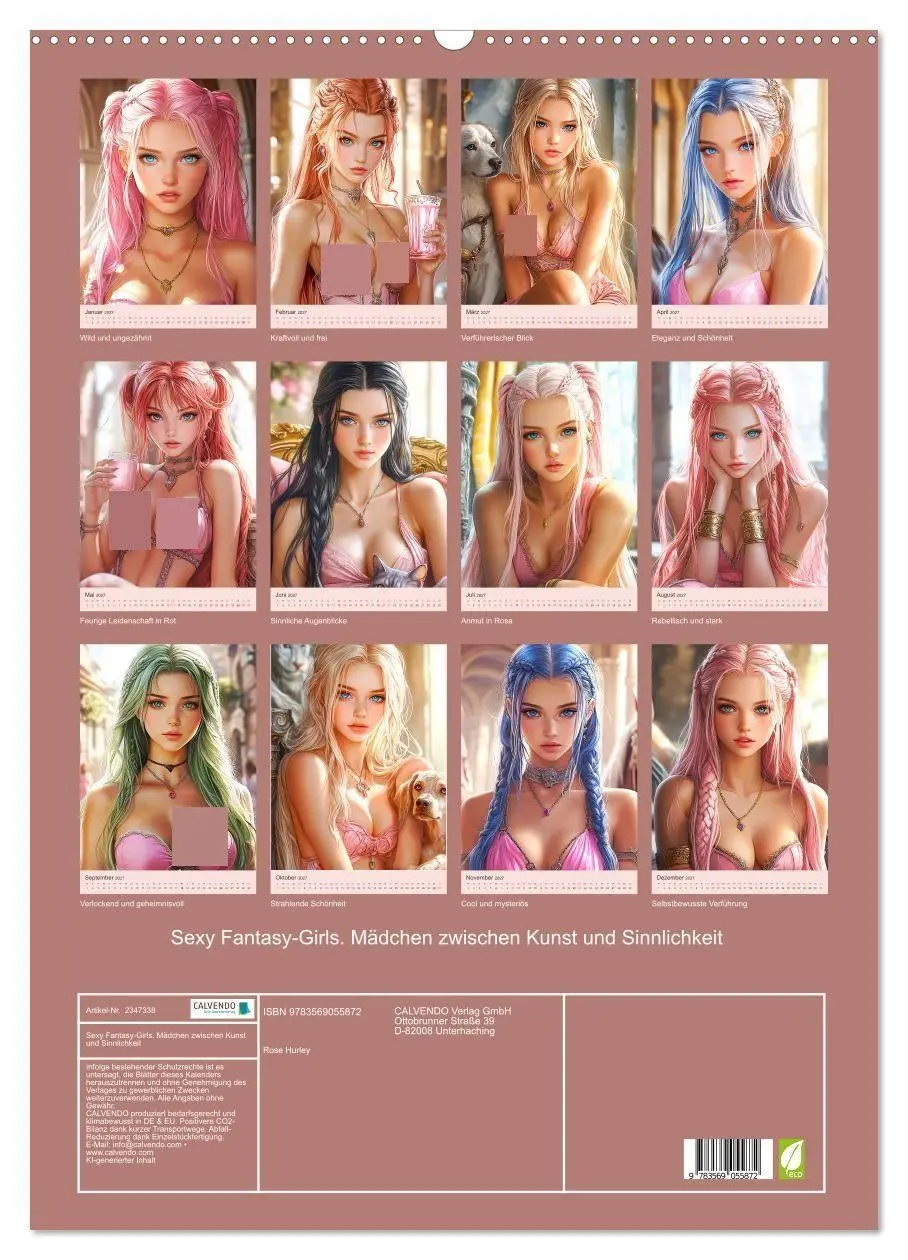 Bild: 9783569055872 | Sexy Fantasy-Girls. Mädchen zwischen Kunst und Sinnlichkeit...