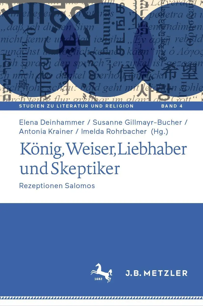 Cover: 9783662635872 | Ko¿nig, Weiser, Liebhaber und Skeptiker | Rezeptionen Salomos | Buch