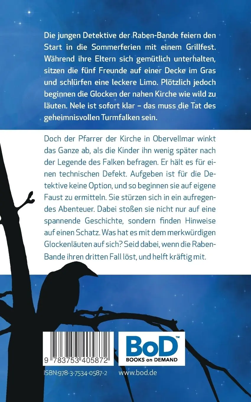 Rückseite: 9783753405872 | Die Raben-Bande | Der geheimnisvolle Turmfalke | Sandra König | Buch