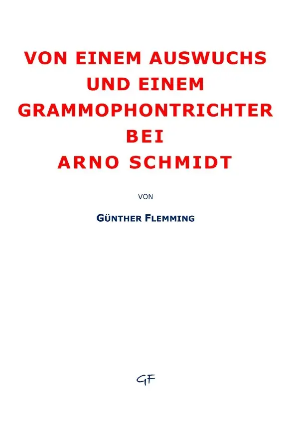 Cover: 9783759825872 | Von einem Auswuchs und einem Grammophontrichter | Günther Flemming