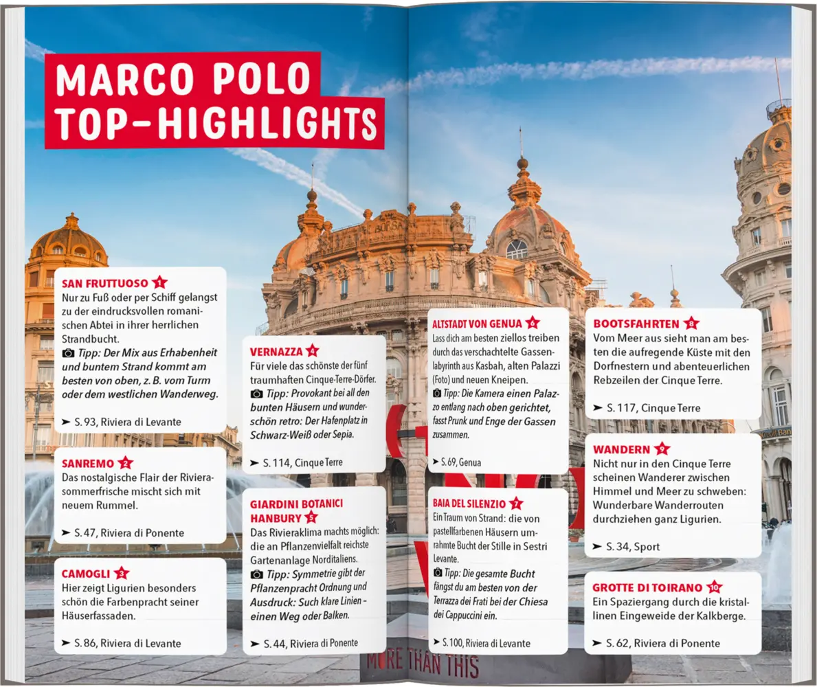 Bild: 9783829735872 | MARCO POLO Reiseführer Ligurien, Italienische Riviera, Cinque Terre