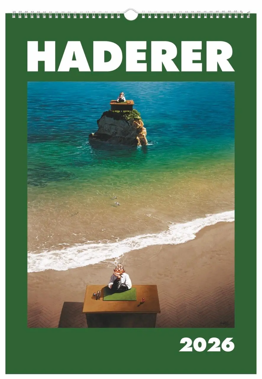 Cover: 9783903055872 | Haderer Kalender 2026 | Gerhard Haderer | Kalender | 14 S. | Deutsch