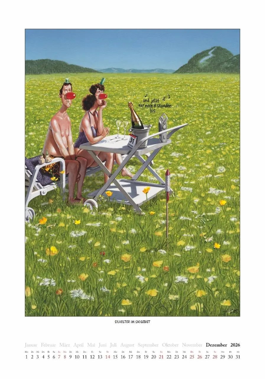 Bild: 9783903055872 | Haderer Kalender 2026 | Gerhard Haderer | Kalender | 14 S. | Deutsch