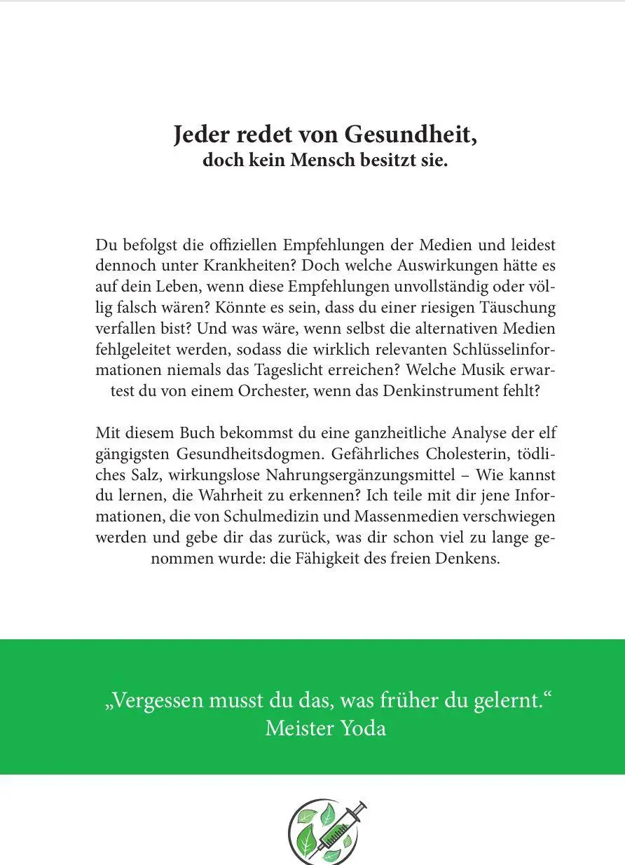 Bild: 9791281365872 | HOLISTISCH GESUND - Wie du lernst, die Wahrheit zu erkennen. | Weidig