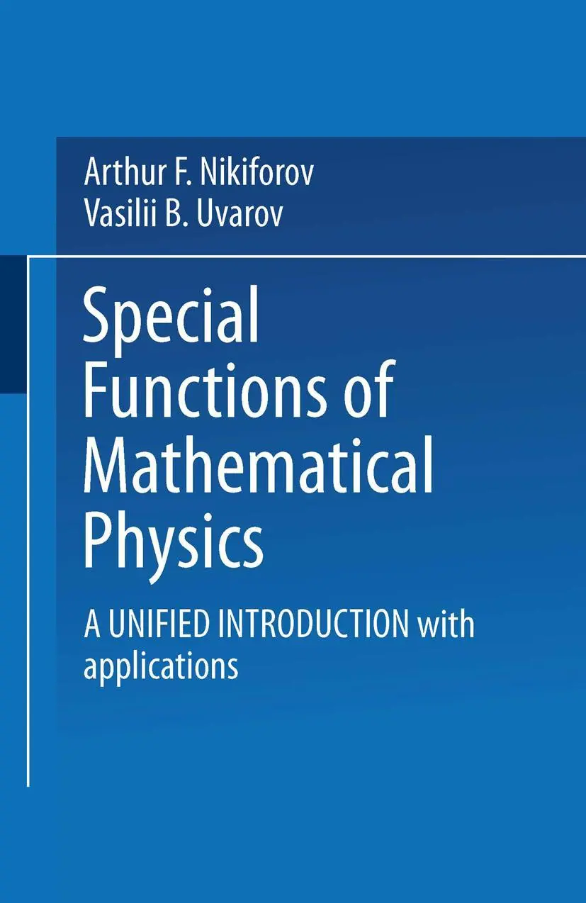 Cover: 9781475715972 | Special Functions of Mathematical Physics | Nikiforov (u. a.) | Buch