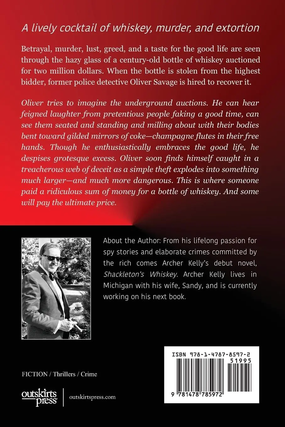 Rückseite: 9781478785972 | Shackleton's Whiskey | Archer Kelly | Taschenbuch | Englisch | 2023