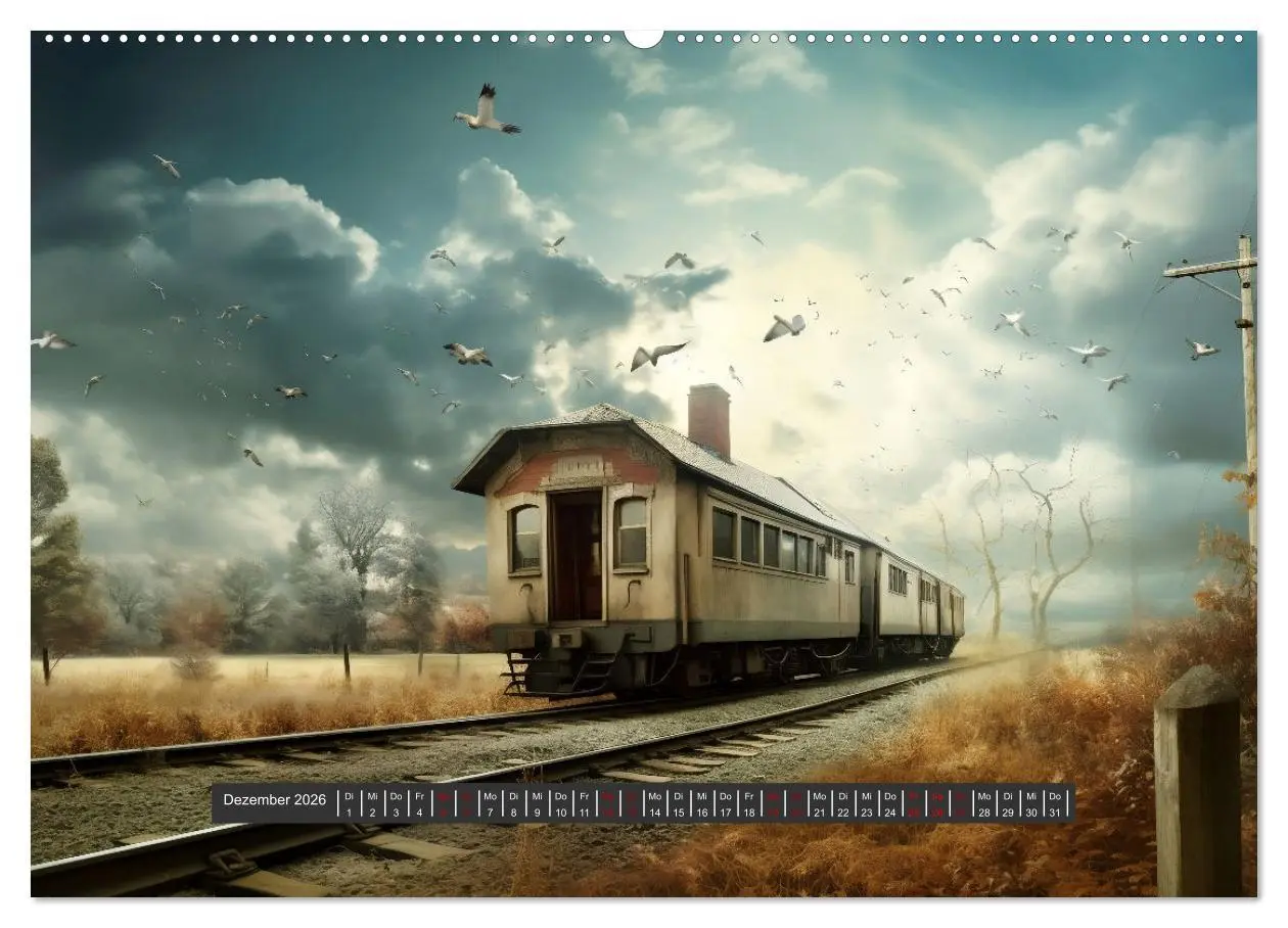 Bild: 9783457485972 | Unheimliche Behausungen (hochwertiger Premium Wandkalender 2026 DIN...
