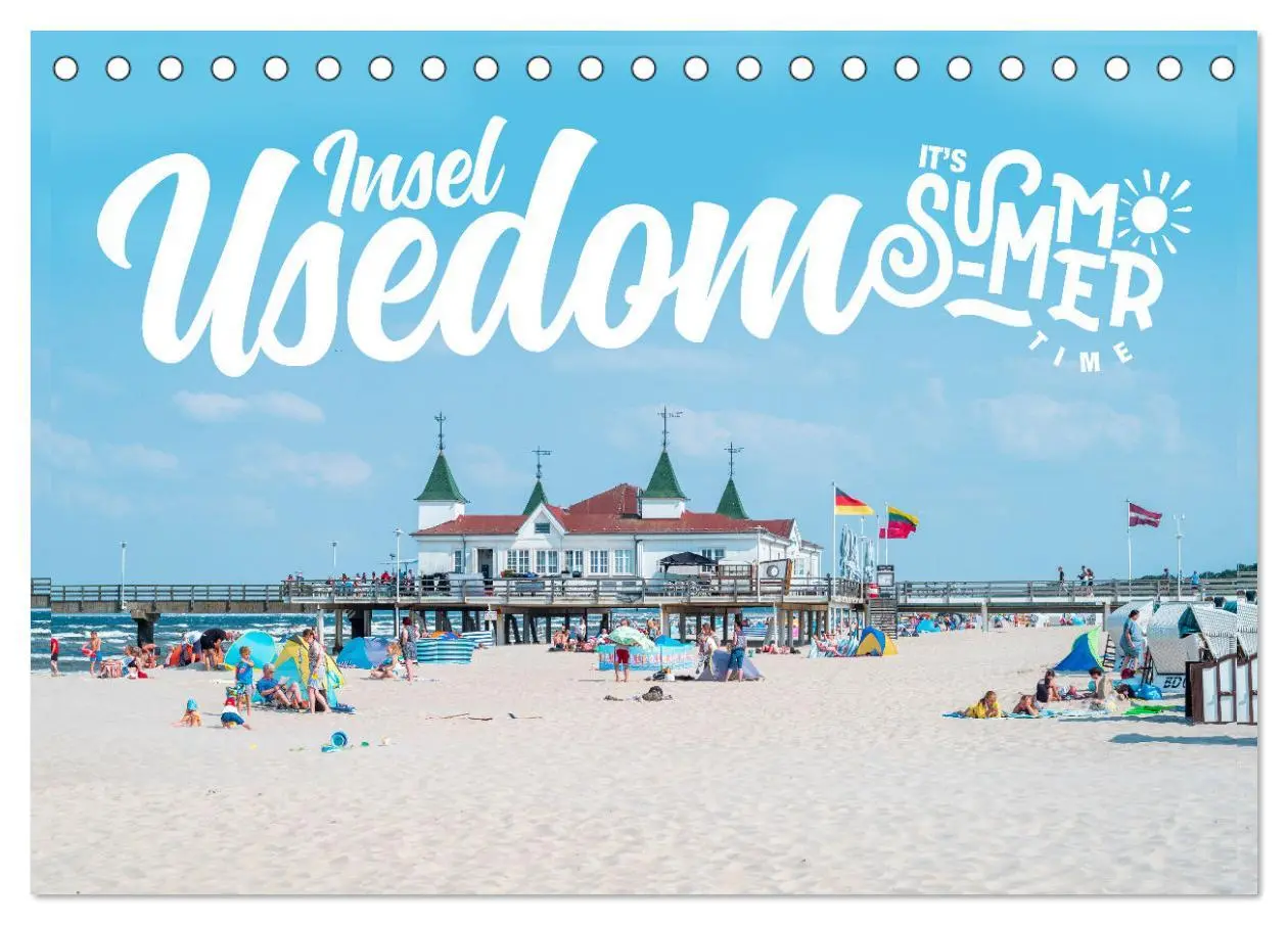 Cover: 9783457625972 | Insel Usedom - It's Summer Time (Tischkalender 2026 DIN A5 quer),...