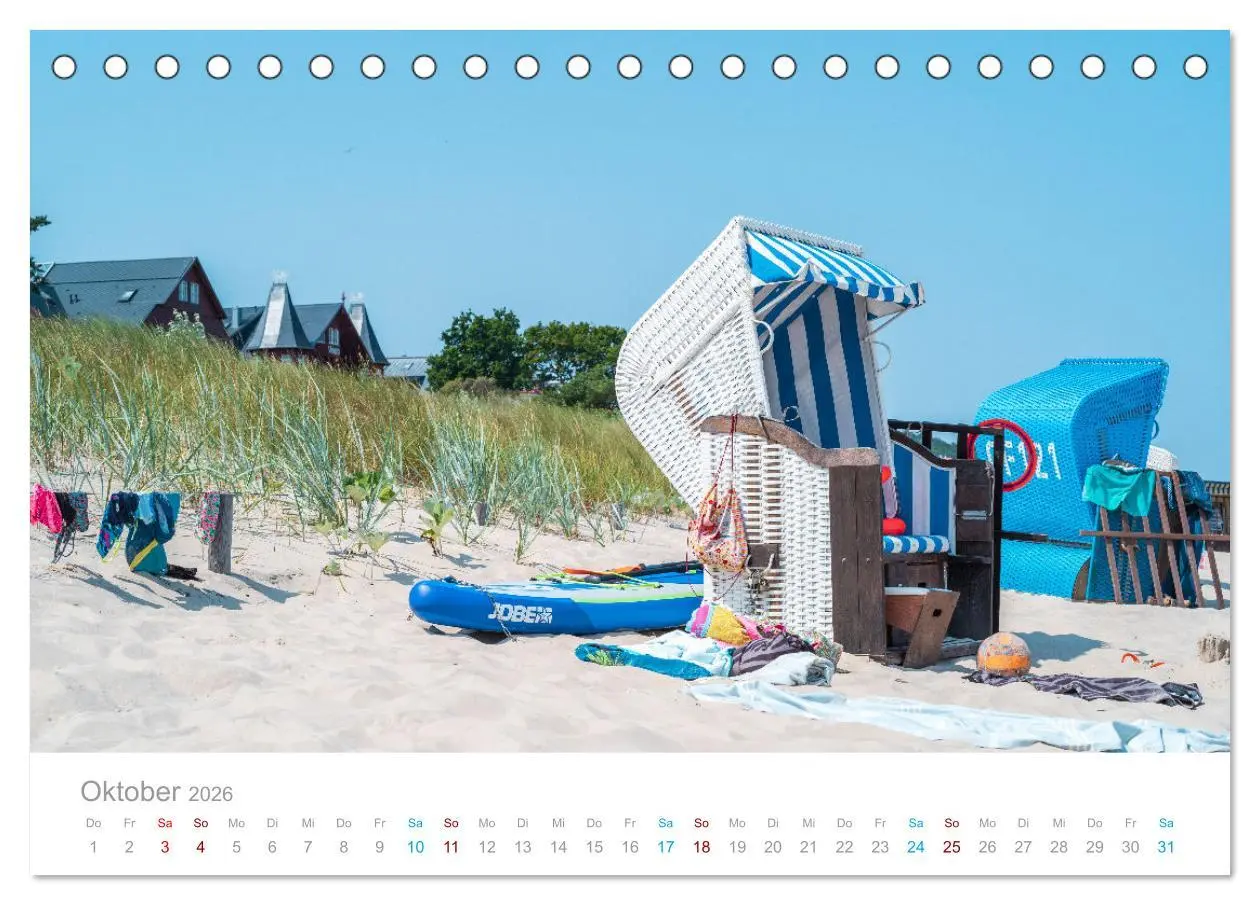 Bild: 9783457625972 | Insel Usedom - It's Summer Time (Tischkalender 2026 DIN A5 quer),...