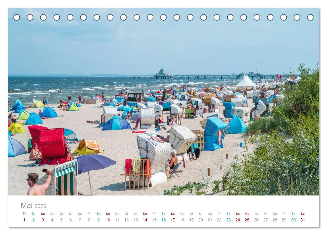 Bild: 9783457625972 | Insel Usedom - It's Summer Time (Tischkalender 2026 DIN A5 quer),...