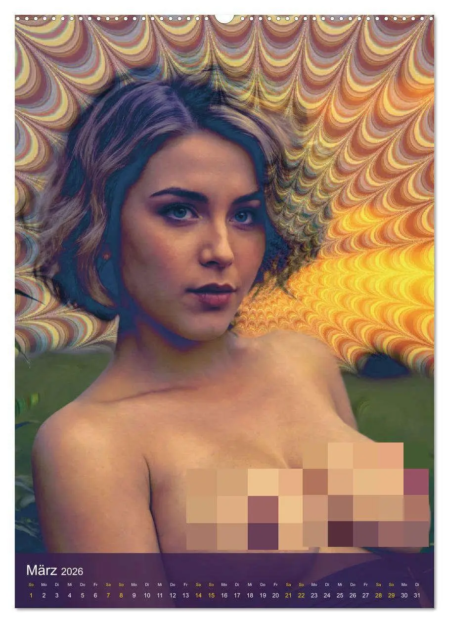 Bild: 9783516265972 | Psychodelic -Sexy Girls &amp; Cannabis (Wandkalender 2026 DIN A2 hoch),...