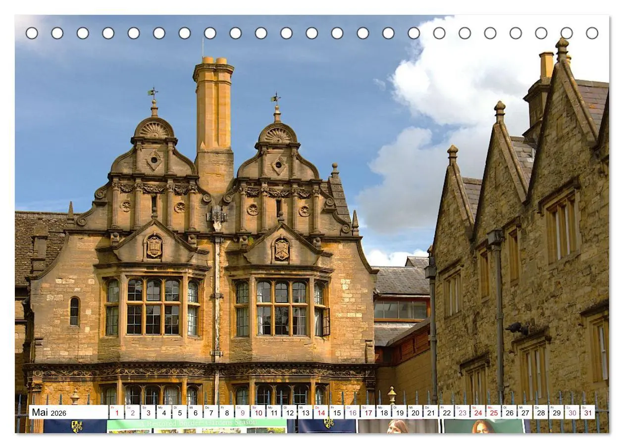 Bild: 9783516645972 | Oxford - die Harry Potter Stadt (Tischkalender 2026 DIN A5 quer),...