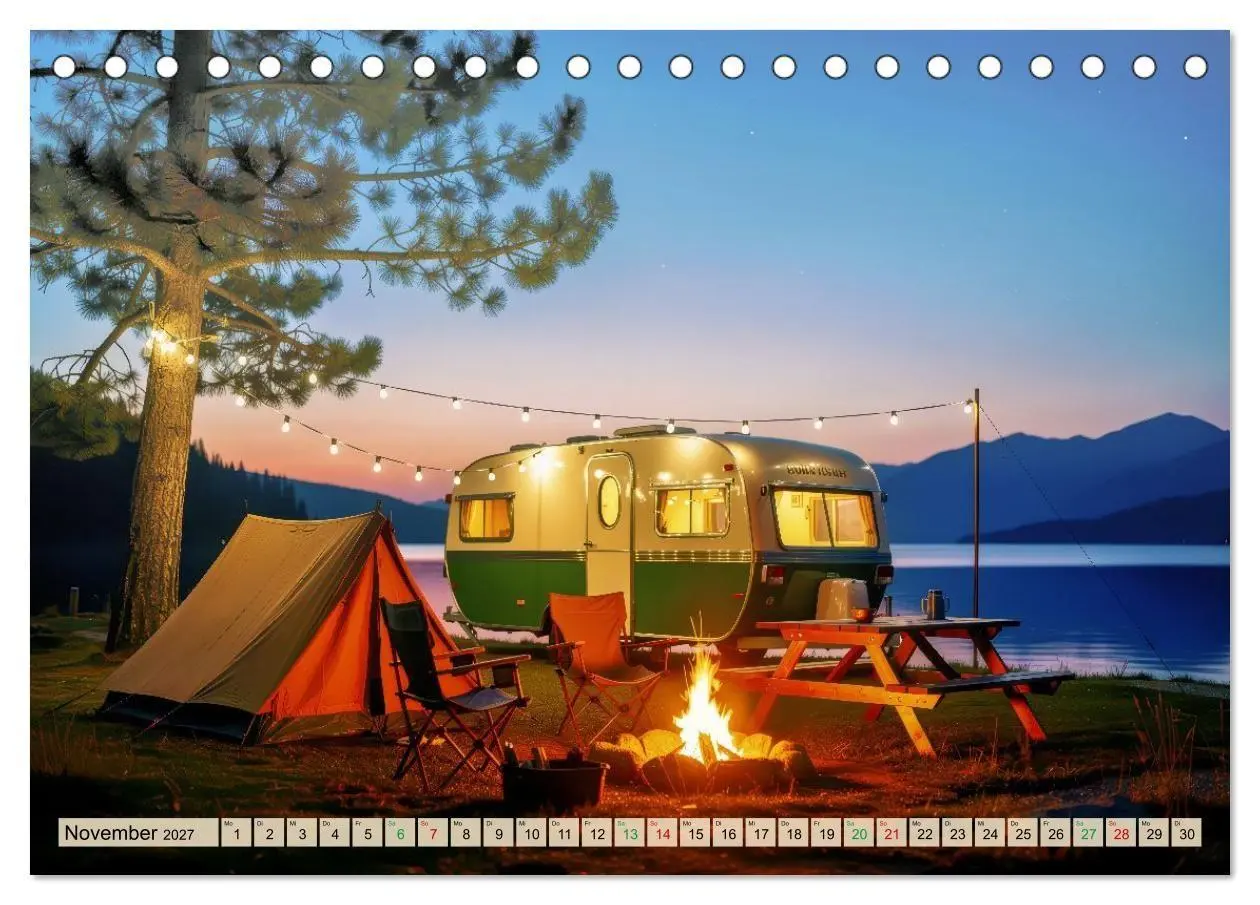 Bild: 9783569975972 | Wohnwagen-Freiheit (Tischkalender 2027 DIN A5 quer), CALVENDO...