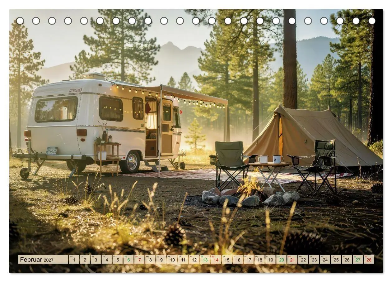 Bild: 9783569975972 | Wohnwagen-Freiheit (Tischkalender 2027 DIN A5 quer), CALVENDO...
