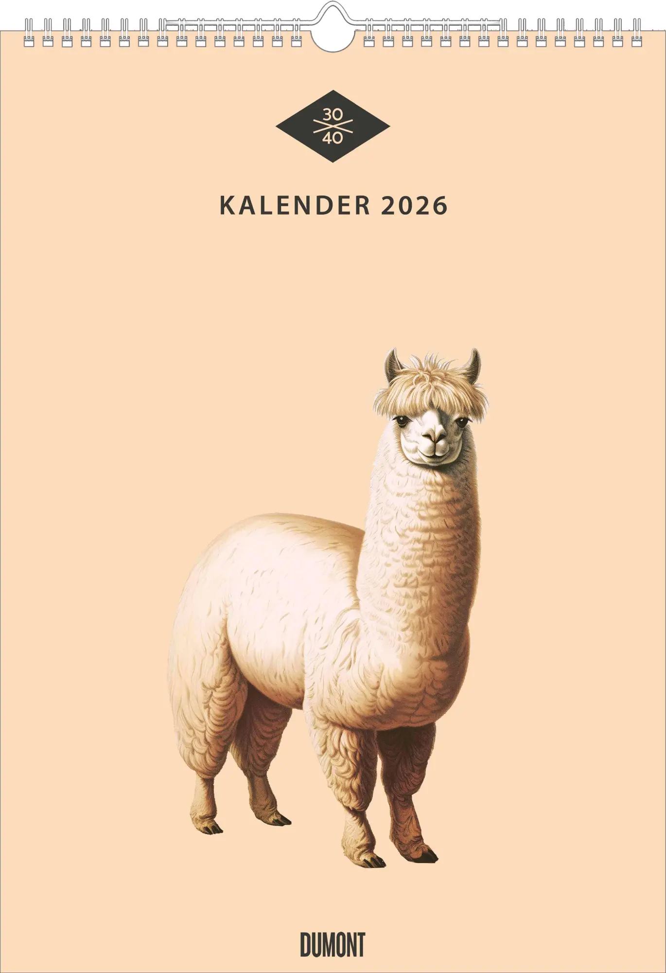 Cover: 4069095006072 | Wandkalender 'Menagerie' 2026 - Historische Tier- und...